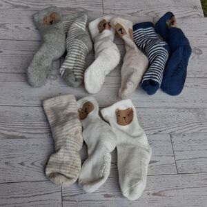 Cute Gap Bear Face Baby Socks Set